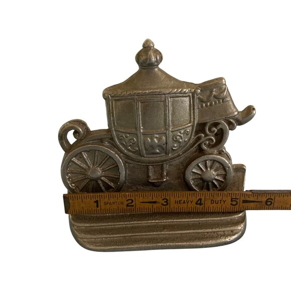 Antique Covered Wagon Carriage Single Bookend - Picture 4 of 4